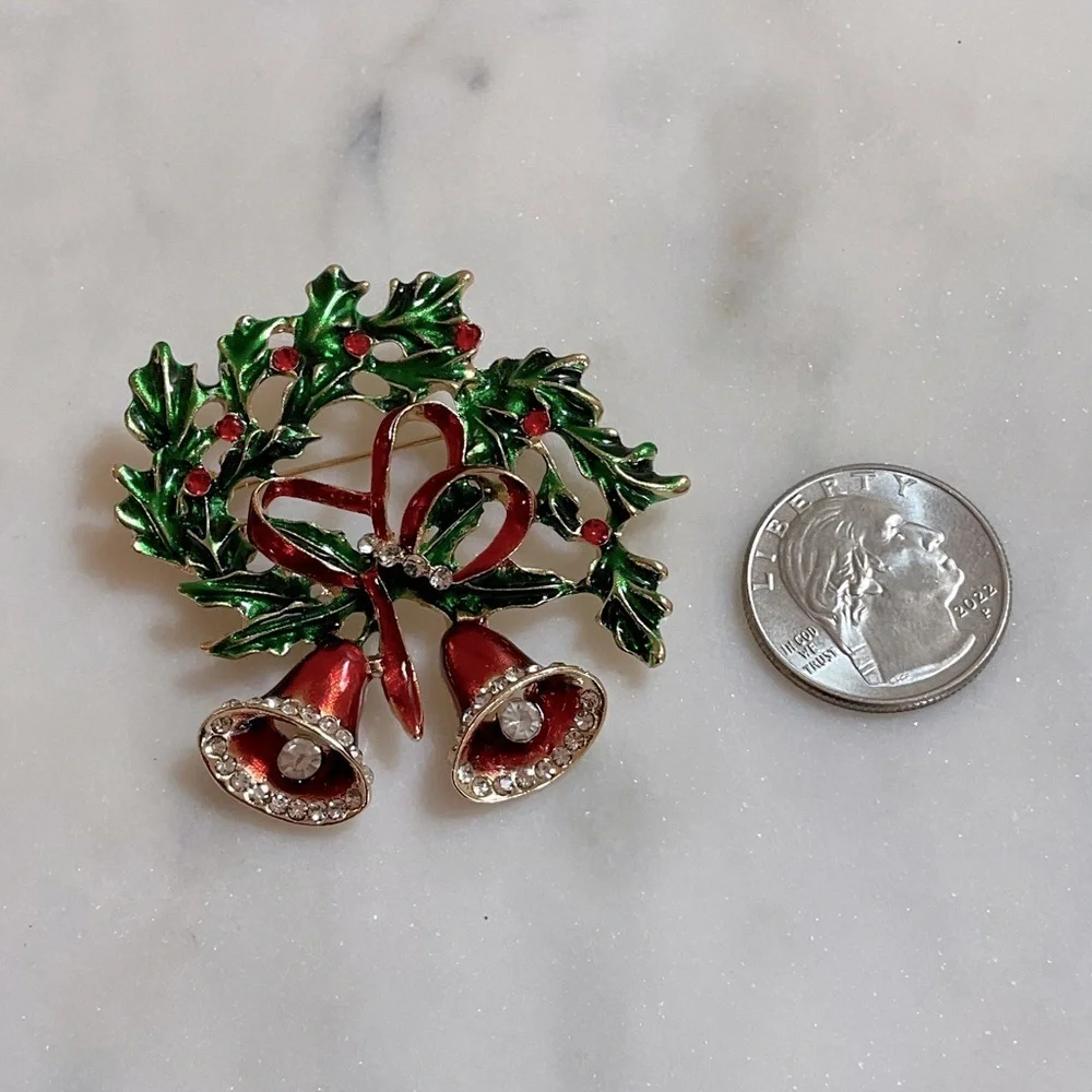 Christmas Bells Brooch